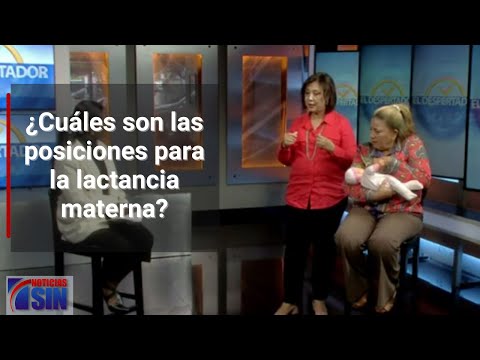 ¿Cuáles son las posiciones para la lactancia materna?