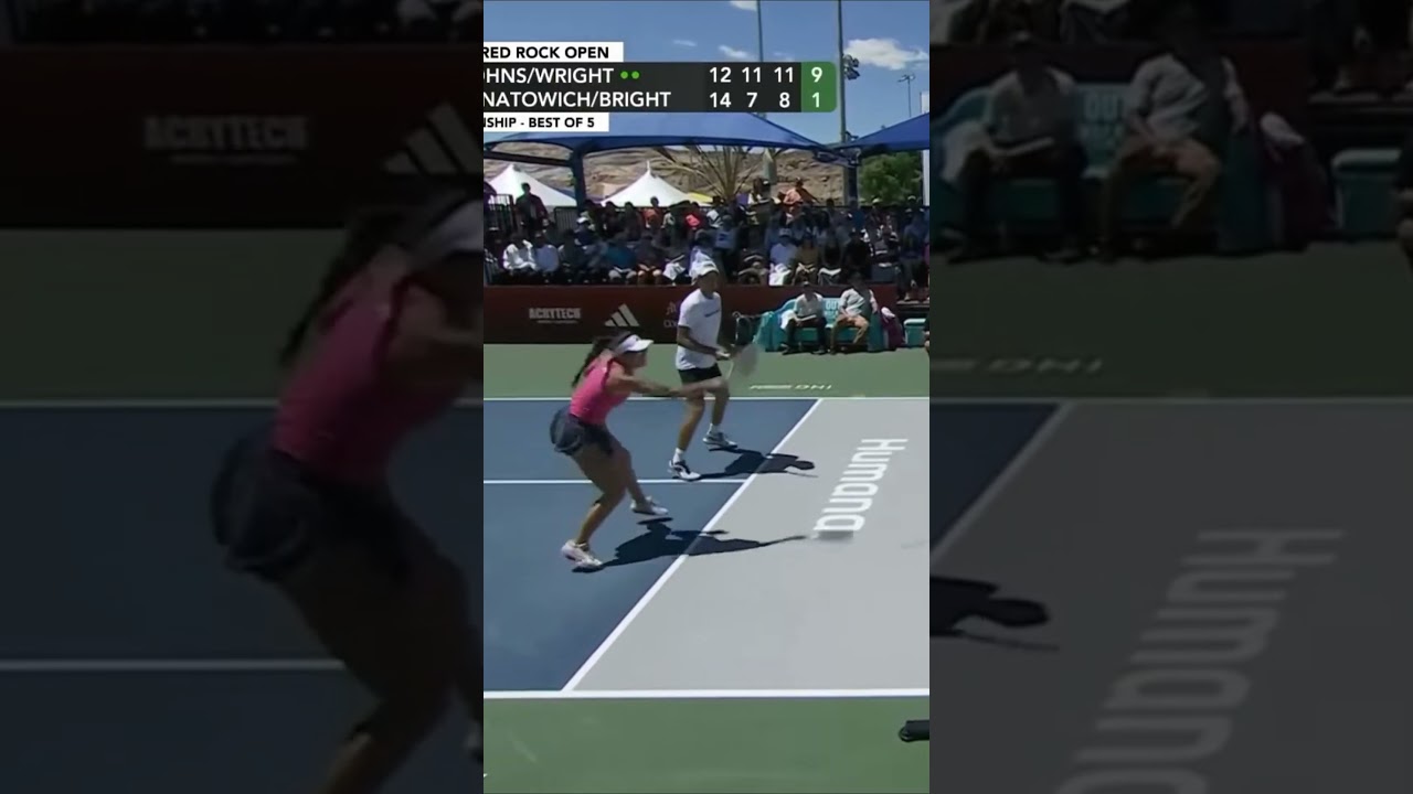 Wright/Johns vs Bright/Ignatowich - Selkirk Red Rock Open (16) #shorts #pickleball