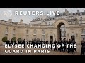 LIVE: British Grenadiers join Republican Guards for Elysee changing of the guard in Paris