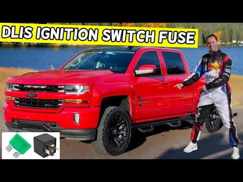 CHEVROLET SILVERADO DLIS DISCREVE LOGIC IGNITION SWITCH FUSE LOCATION REPLACEMENT 2014 2015 2016 201