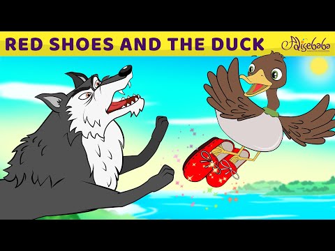 Red Shoes and The Duck | Bedtime Stories for Kids in English | Fairy Tales