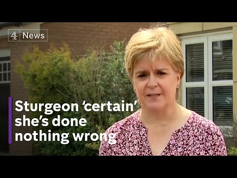 Nicola Sturgeon says she's 'done nothing wrong'