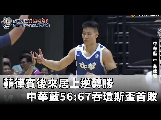 7/13【瓊斯盃戰況】中華藍隊遭菲律賓逆轉 白隊學弟惜敗巴林 | 緯來運動STUDIO | 7/12-20緯來體育YouTube場場直播