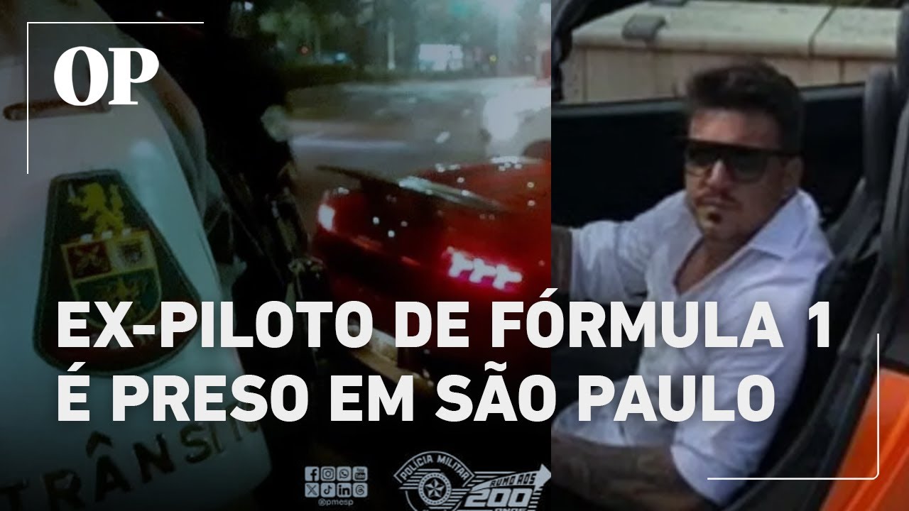 Ex-piloto de Fórmula 1 é preso em São Paulo por receptação de carro de luxo