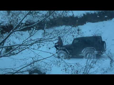 SUZUKI JIMNY travel on the extreme snow