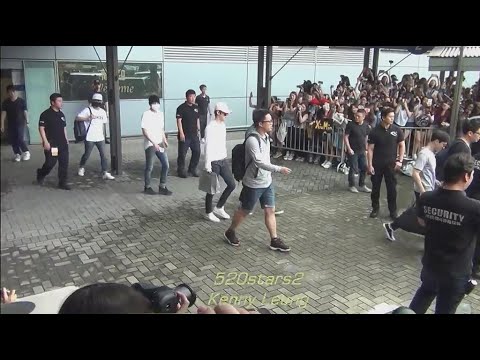 EXO(엑소) Arrived Hong Kong Airport 20150816