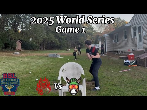 2025 WORLD SERIES | Game 1 | #3 Ashes Vs #1 Swamp Donkeys | 2025 Wiffleball Season 