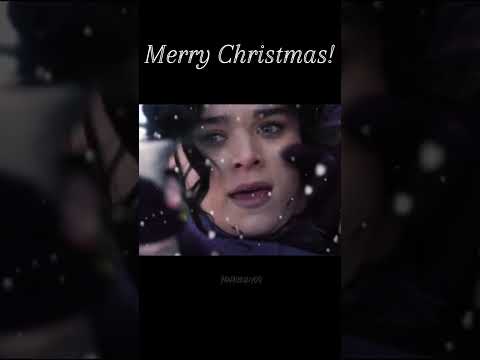 Christmas transition edit! #marvel #mcu #avengers #christmas #hawkeye #katebishop #haileesteinfeld