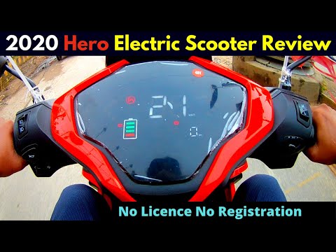 2020 Hero Electric Dash No Licence Registration Scooter Review