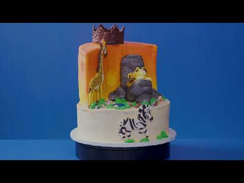 Lion King Scenic Cake | Disney's Magic Bake-Off