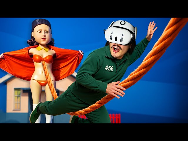 ПРЫЖКИ СО СКАКАЛКОЙ ИГРА В КАЛЬМАРА в VR. (Squid Game VR)