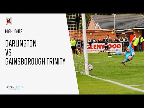 Match Highlights: Darlington 1-2 Gainsborough Trinity - FA Cup