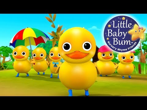 Six Little Ducks | Nursery Rhymes for Babies by LittleBabyBum - ABCs and 123s