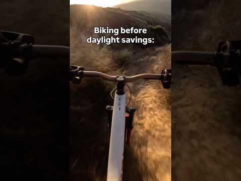 Biking Before And After Daylight Savings…