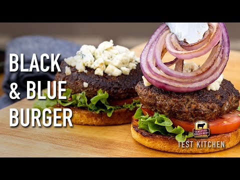 Grilled Black & Blue Burger Recipe