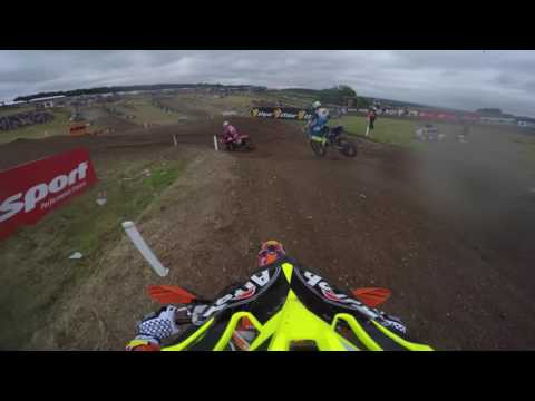 MXGP Great Britain 2016 - the best onboard moments with Anstie, Bobryshev, Cairoli and Paulin