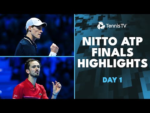 Sinner Takes On De Minaur; Medvedev vs Fritz | Nitto ATP Finals 2024 Highlights Day 1