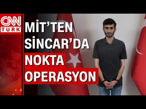 MİT'ten Sincar'da nokta operasyon! PKK/KCK'nın lojistik sorumlusu Türkiye'ye getirildi