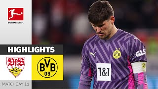 VfB Stuttgart — Borussia Dortmund 2-1 | Highlights | Matchday 11 – Bundesliga 2023/24