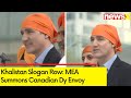 Khalistan Slogan Row | MEA Summons Canadian Deputy Envoy | NewsX