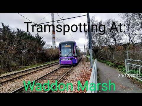 Tramspotting at Waddon Marsh, Croydon | 30/12/2022
