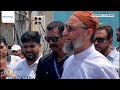 AIMIM Chief Asaduddin Owaisi Holds a Door-to-Door Election Campaign in Hyderabad | News9