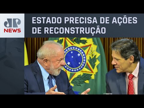 Haddad se reúne com Lula para debater detalhes de dívidas do RS