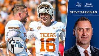 Texas HC Steve Sarkisian DOES NOT CARE about Your Arch Manning-Ewers Opinion | The Rich Eisen Show