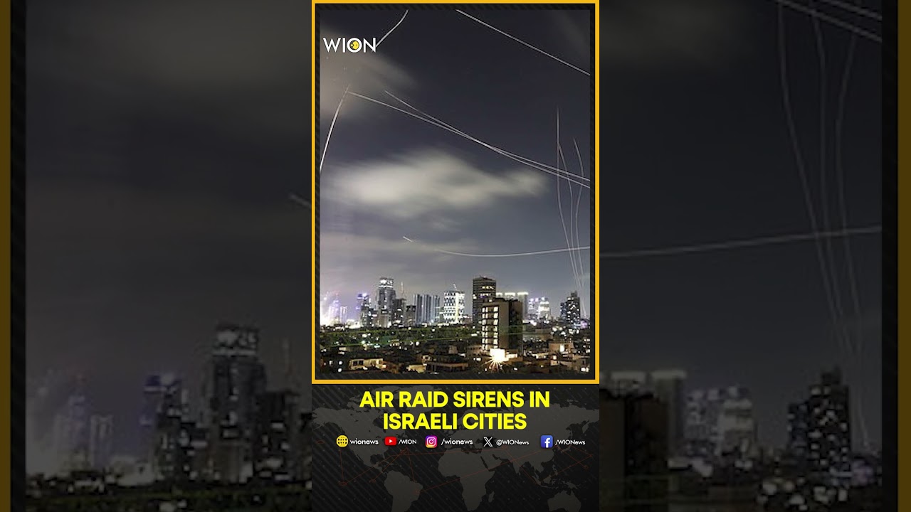 Israel-Iran War: Sirens Sound In Ashkelon, Ashdod, Tel Aviv And Nearby Areas | WION Shorts