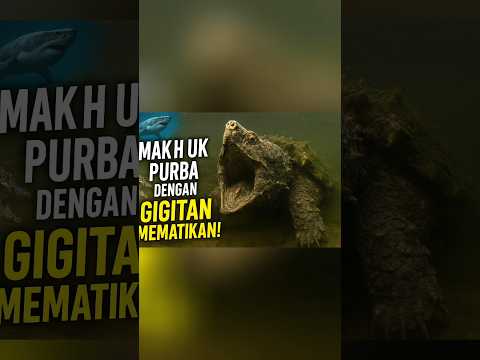 “Kura-Kura Aligator — Hewan Purba dengan Gigitan Sehebat Buaya!”#exploresatwaliar #animals