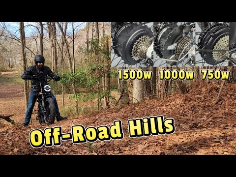 How Much Power for Off Road - Ebike Motors Tested