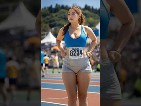 대회 직전, 자신감 폭발하는 여성 러너의 '파이팅' #Shorts