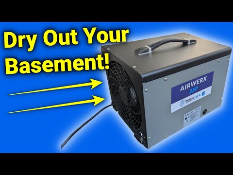 BaseAire Airwerx 35P Dehumidifier Overview Demo and First Impressions
