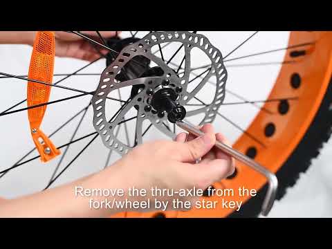 FRONT WHEEL INSTALLATION Fit for Addmotor M-5600  E-bike