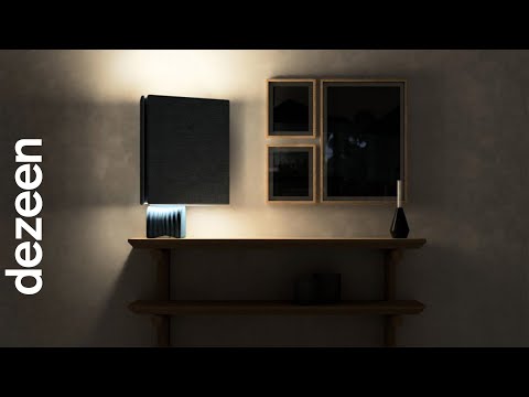 Jean-Michel Rochette's foldable OLED television opens and closes like a book | Dezeen