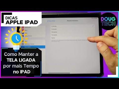Como Manter a TELA LIGADA por mais TEMPO no IPAD