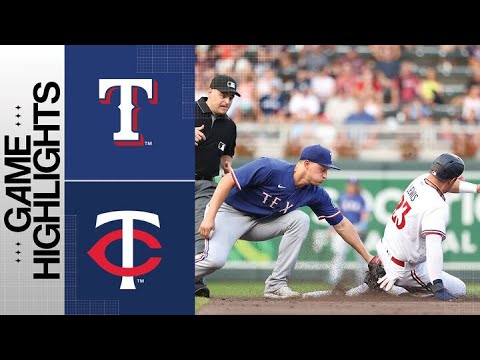 Rangers vs. Twins Game Highlights (8/25/23) | MLB Highlights video clip
