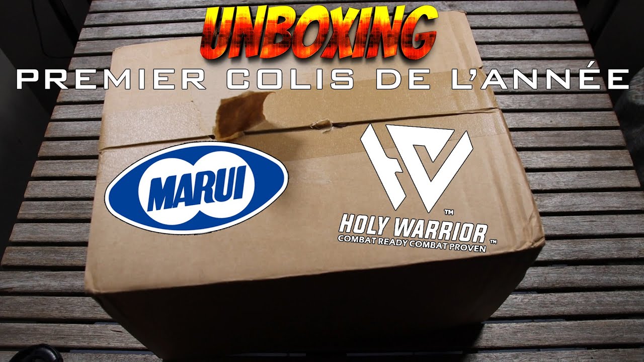 UNBOXING AIRSOFT - PREMIER COLIS DE L'ANNÉE. 🙄 (Réplique et optiques Holy Warrior) [FR]