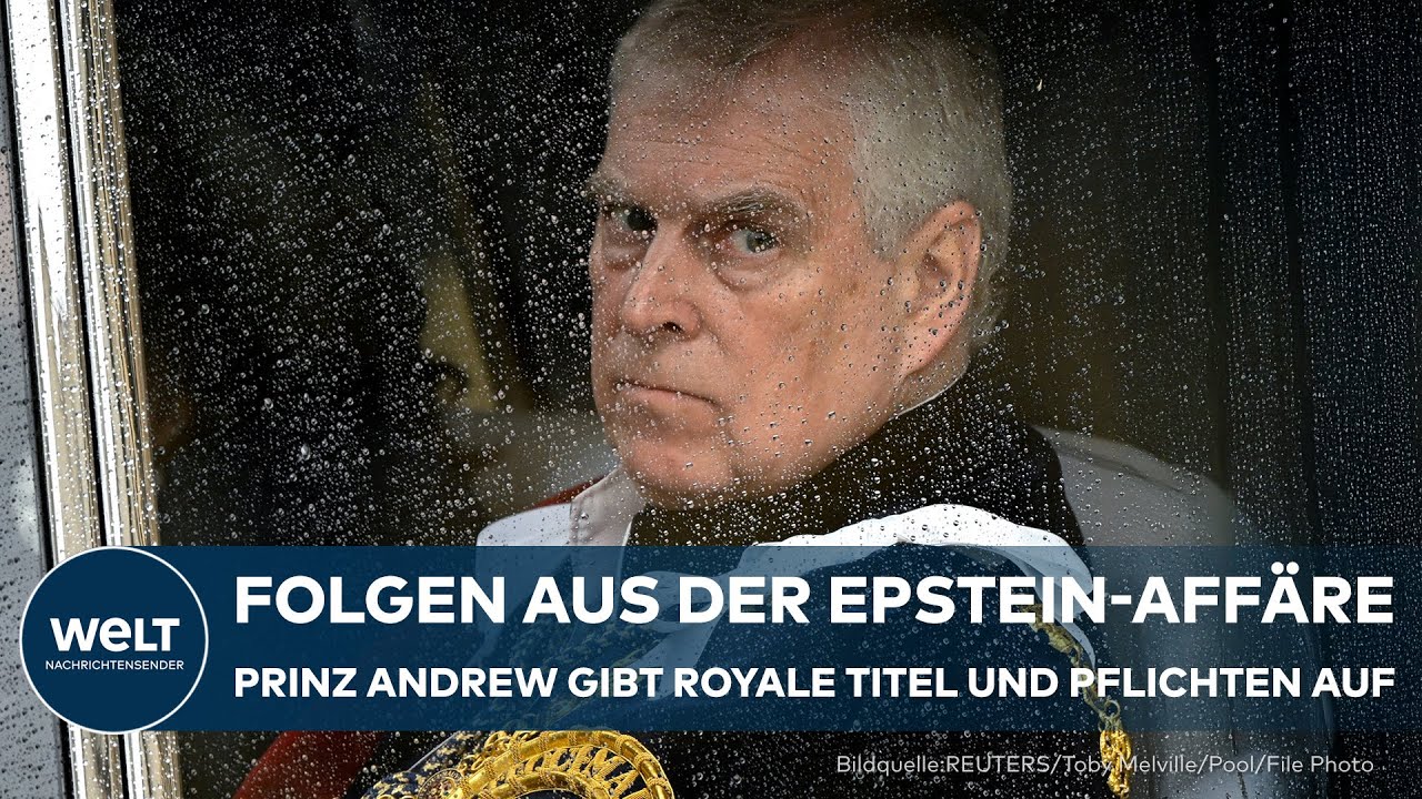 EPSTEIN-AFFÄRE: "Rückzug aus Schande" - Prinz Andrew verliert alle royalen Titel!