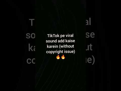 How to Add Viral Sound on TikTok Without Copyright | TikTok Trending Music 2025#foryourpage