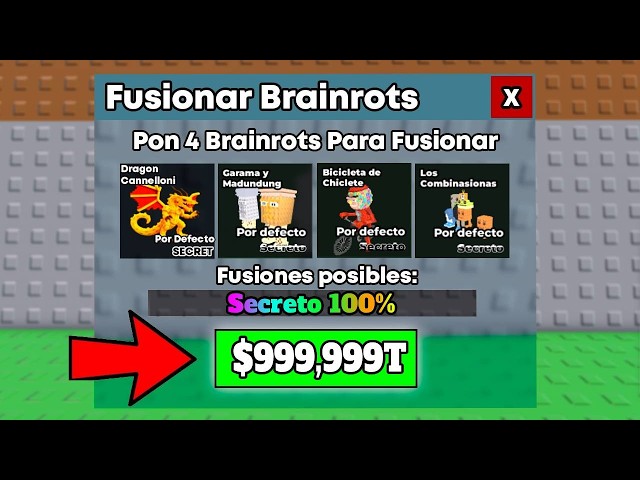 CONSEGUÍ el NUEVO BRAINROT CELESTIAL FUSIONANDO 500 BRAINROTS SECRETOS en Steal a brainrot