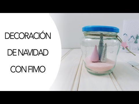 Decoración navideña con FIMO | Colaboración MATERIAL ESCOLAR | CON P DE PAPEL