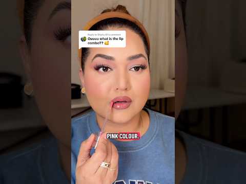 The PERFECT brown girl pink lip combo 😍💄 #lipcombo #makeuptips #browngirl #brownskinmakeup #makeup