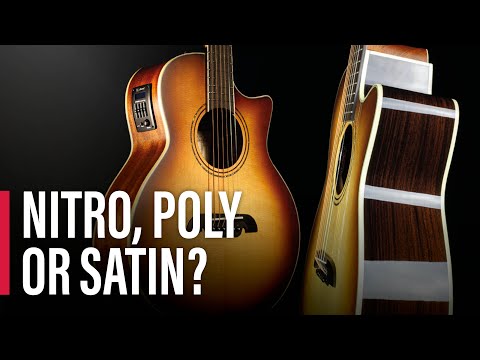 Nitro, Satin, Polyurethane, Polyester: Guitar Finish