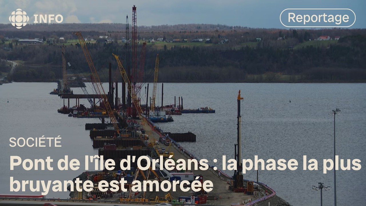 Le chantier du pont de l’île entre dans sa phase la plus bruyante