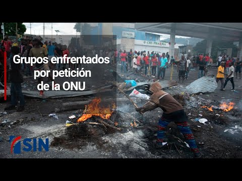 Grupos enfrentados por petición de la ONU sobre Haití