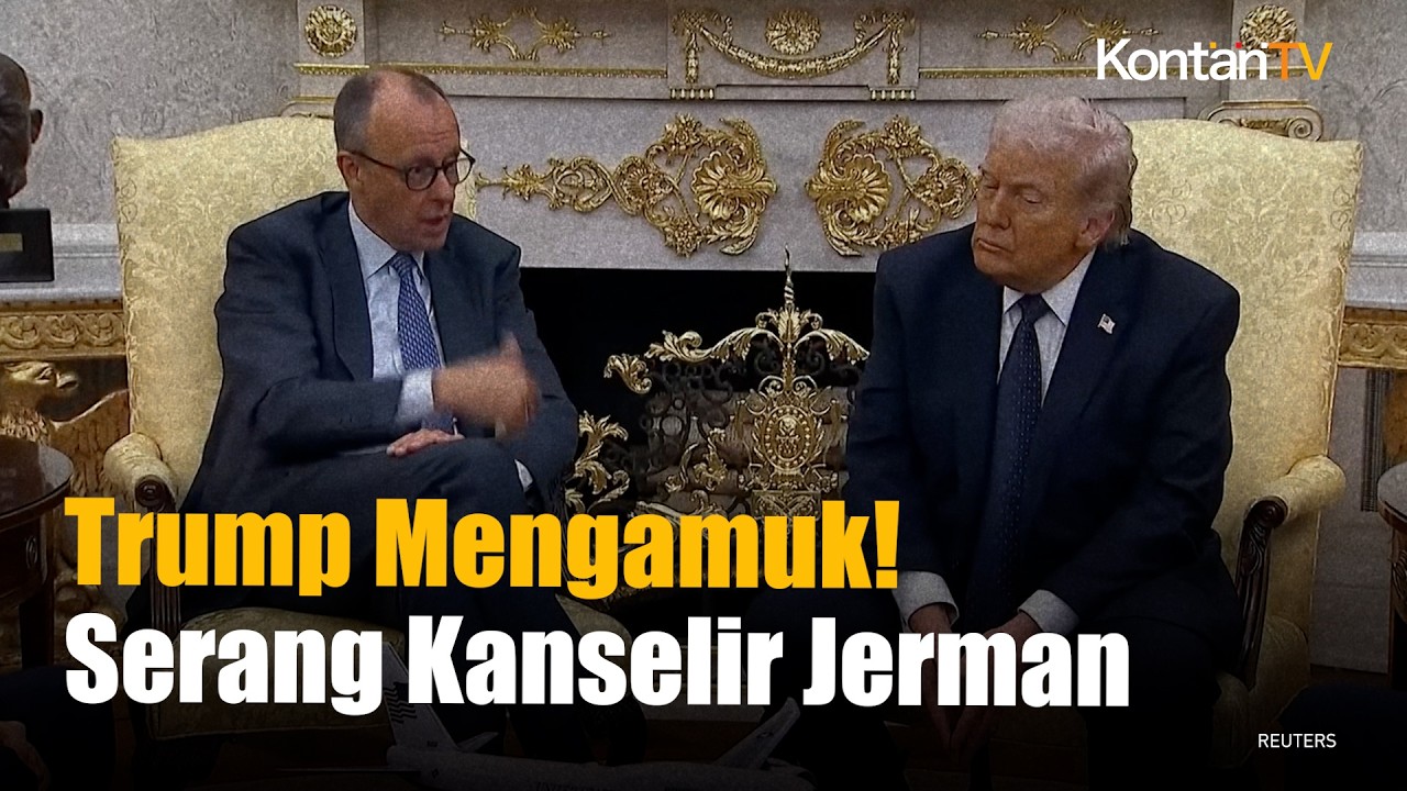 Debat Panas Trump vs Kanselir Jerman Soal Perang Iran