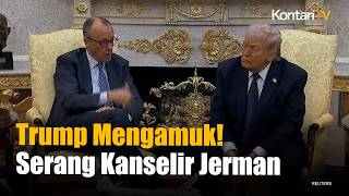 Debat Panas Trump vs Kanselir Jerman Soal Perang Iran