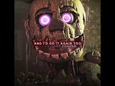 Springtrap Is A Menace | #fnaf #edit #fire #shorts #springtrap #williamafton
