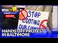 Peace rally in Baltimore joins nationwide Hands-Off protest